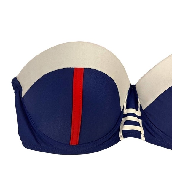 MY Hero Academia Bra Top Small Costume Cosplay Blue Red Halter - Picture 2 of 8